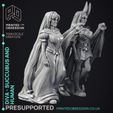 succubus-diva-3.jpg Succubus Diva - Hell Hath no Fury - PRESUPPORTED - Illustrated and Stats - 32mm scale