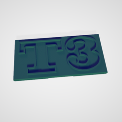 t3.png STL file anagram t3 vespa・Design to download and 3D print