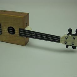 uke_1_display_large.jpg Free 3D file cigar box ukulele・3D printable object to download