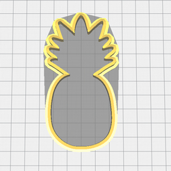 Anana.png PINEAPPLE COOKIE CUTTER