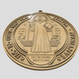 Shapr-Image-2024-01-05-183121.png The Saint Benedict Medal, double sided, protection amulet, power of exorcism, miraculous religious jewelry
