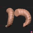 13.jpg Goat Horns - Satan Horns 3D print model