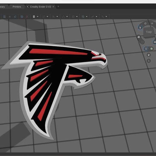 🏈 Atlanta Falcons Logo・ STL File for 3D printing・Cults