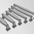 wf0.jpg Cabinet drawer handle and pull N016 3D print model