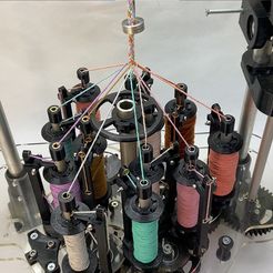Braiding-machine.jpg STL file 3D printed Braiding machine・3D printing design to download