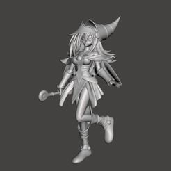 1.png Dark Magician Girl 3D Model