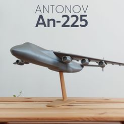 Sere cee ee Download free STL file Antonov An-225 Mriya - 1:200 • 3D printable model, CLERX
