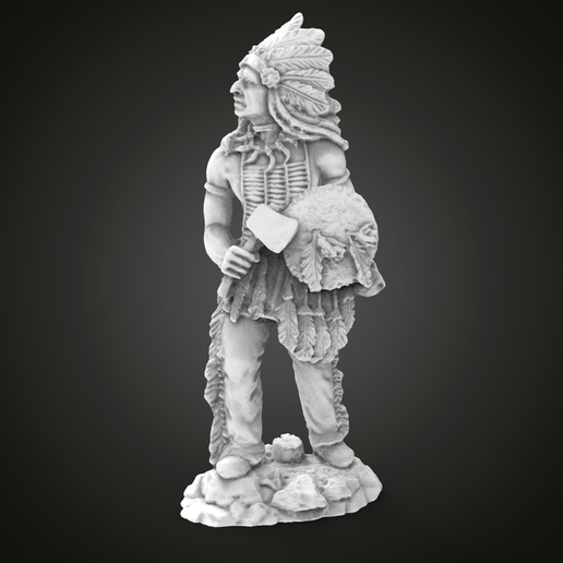Indigenous miniature (+ indian bonus for CNC) 3D model