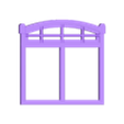 Frame.STL 1/12 Hinged Dollhouse window (Model No.14)