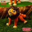 e.jpg CUTE FLEXI LION AND WINGED LION ARTICULATED