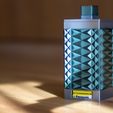 BatteryVase-1.jpg Free STL file Beautiful Battery Vase & Storage・3D printable object to download