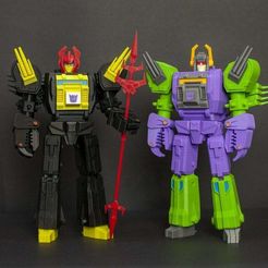 9.jpg Free 3D file Transformers Marvel Scorponok and Black Zarak preview・3D printable object to download