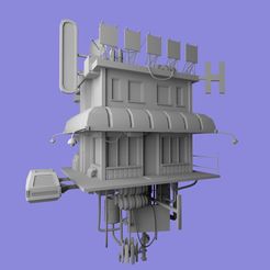 space hostel.jpg Archivo OBJ hostal sapce・Modelo para descargar y imprimir en 3D