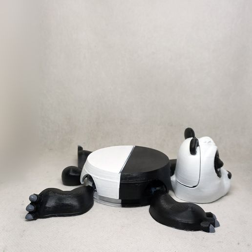 010.jpg Panda cup holder  (No Supports needed)