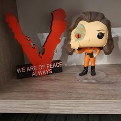 1675276982063.jpg STL file V WE ARE OF PEACE ALWAYS VISITOR LOGO FUNKO POP・3D printing model to download