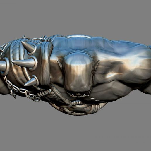 11.jpg Orc Warrior Bust for 3D Printing