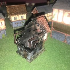 5d8765c322556f7c40d6f7767959a965_display_large.JPG Fichier STL gratuit Burnt Out Fantasy Wargames House / Building 15mm・Objet pour imprimante 3D à télécharger