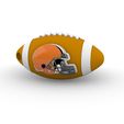 NFL_browns.jpg NFL CLEVELAND BROWNS KEYCHAIN BALL WITH CONTAINER