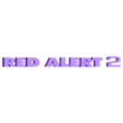 red alert 2 letters.stl Command & Conquer: Red Alert 2  - 12 PC Games or 12 DVD Cases Holder