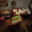 Artists-Room-Furniture-Collection_Miniature-3.png Taboret  | MINIATURE ARTIST ROOM FURNITURE COLLECTION