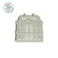 Building_7,5cm_01.jpg Файл STL Городские здания (№ 1) - Вырубка для печенья - Помадка - Полимерная глина・3D-печатный дизайн для загрузки