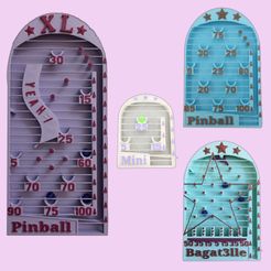 pinball bundle.jpg STL file PINBALL PACHINKO - Combo pack!!!!・3D printable design to download