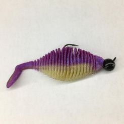 STL file Weedless NED Craw Soft Plastic Fishing Lure Molds 🎣・3D print  object to download・Cults