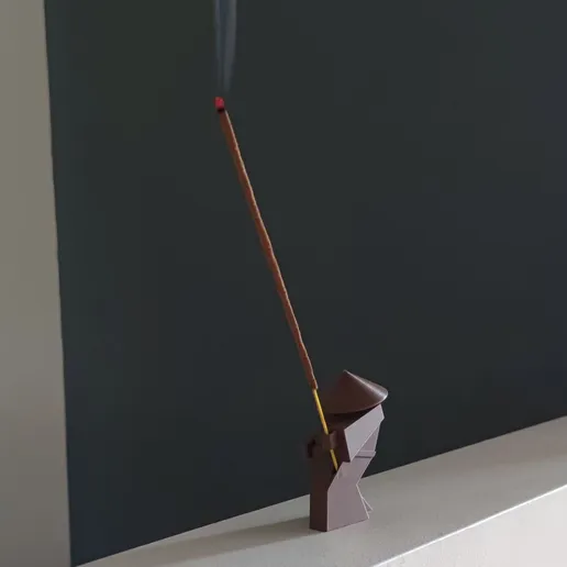 Samurai incense holder