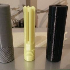 IMG_20180428_203912.jpg Download free STL file Airsoft Flash Hider and Silencer (10cm and 5cm versions) • Design to 3D print, cmagno23