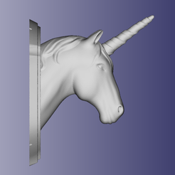 Screenshot_78.png Archivo STL gratis Placa de pared del Unicornio・Modelo imprimible en 3D para descargar, CalculatedChaos