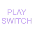 Switch Letters_Regular.stl Nintendo Switch Play Dock | Classic and OLED