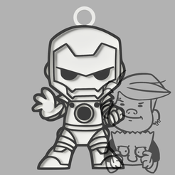 IronMA.png Archivo STL Cadenas para bebés - Fe Man・Plan para descargar y imprimir en 3D
