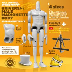 Male-Standard_body_3D-marionettes-cz.jpg Male Marionette Universal Full Control Body – Ver 2.1