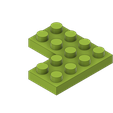 Bricks-Angle-2x4-Low-v1.png STL file Building Bricks・Model to download and 3D print, Upcrid