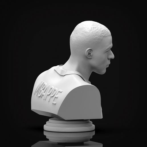 Preview_5.jpg Archivo STL Busto imprimible en 3D de Ylian Mbappe・Modelo de impresión 3D para descargar, niklevel