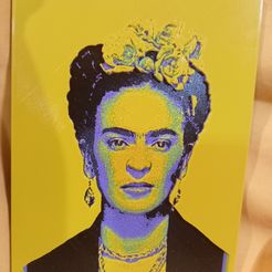 20230719_114618.jpg Archivo STL Litophanie Frida Kahlo Color・Objeto para impresora 3D para descargar