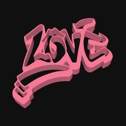 Captura-de-Pantalla-2023-03-19-a-las-10.42.47.jpg GRAFFITI 3D -LOVE-3D- 143X71X15MM EASY PRINT NO SUPPORTS SIN SOPORTES