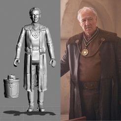 Client-main.jpg STL file VINTAGE STAR WARS KENNER-STYLE THE CLIENT ACTION FIGURE・Template to download and 3D print