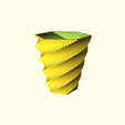 88bac412895753339fa5c013640a9201.png openscad flower vase experiment