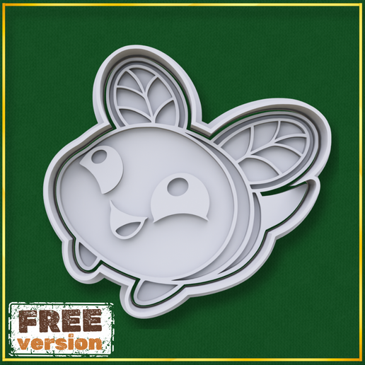 Animal League Bee Emote Cookie Cutter