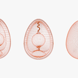 Anatomy_Of_Bird_Egg_Wireframe.png 3D file Anatomy Of Bird Egg・Template to download and 3D print