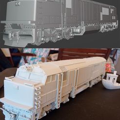 P30PRINT.jpg Fichier STL GE P30CH Locomotive diesel pour train | PRINT READY・Modèle pour imprimante 3D à télécharger