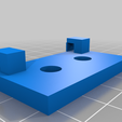 Lack_plate_M3Bolts.png 3D-Datei Parametrischer abnehmbarer Behälter mit modularem, parametrischem Montagesystem kostenlos・Modell zum 3D-Drucken zum herunterladen