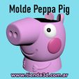 peppa-pig-3.jpg Peppa Pig Flowerpot Mold