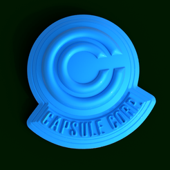 Capsule-Corp-Logo-2.png Capsule Corp - Dragon Ball - Logo 3D