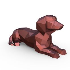 1.jpg Datei STL Dackelfigur・Design für 3D-Drucker zum herunterladen