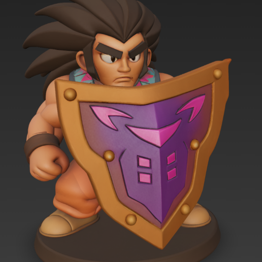 Big Shield Gardna Yu-Gi-Oh STL File for 3D printingCults