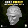 17.png Jungle Specialist head for Action Figures