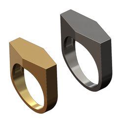 Trapezoidal-sides-signet-ring-00.jpg Fichier STL Modèle d'impression en 3D de la bague à signer avec des côtés trapézoïdaux・Design pour impression 3D à télécharger, RachidSW