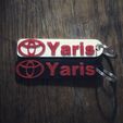 IMG_0988.jpg 3D Toyota Yaris keychain